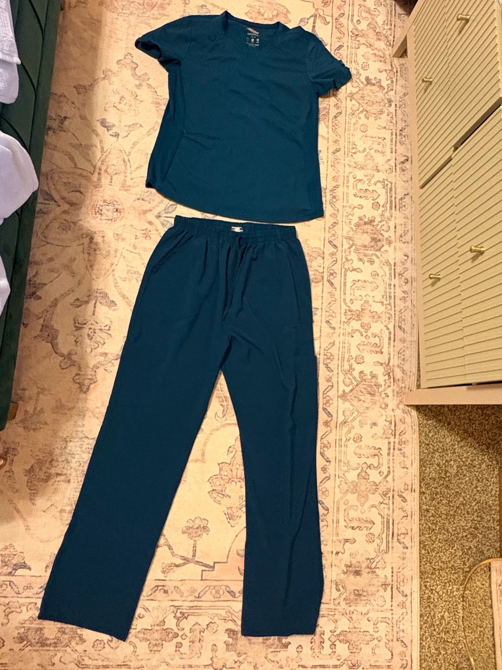 Dickies Caribbean blue scrub set